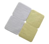 HUANGING 4 almohadillas para alfombras Vacuum Techs para suelos de madera dura debajo de la alfombra, cinta para mantener tus alfombras en su lugar y hacer que las esquinas sean planas