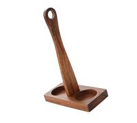 HUANGING Bandeja de madera para molinos de sal y pimienta multiusos, placa de almacenamiento con base antideslizante, bandeja de molienda de plantas de cocina
