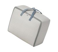 HUANGING Bolsa de lavandería a rayas de gran capacidad, impermeable, organizadores de almacenamiento para mudanzas, camping, viajes