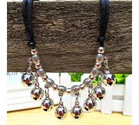 HUANGING Collar para gatitos, cachorros, muñecos de trapo, joyería con campanas tibetanas, collares tibetanos brillantes para niñas y gatos