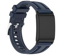 HUANGING Correa de reloj ajustable de silicona y nailon para pulseras inteligentes dedicadas, elegante correa de repuesto, as the pic show, Silicona