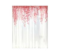 HUANGING Cortina transparente de poliéster lavable a máquina con bolsillo para barra para una instalación sencilla y de bajo mantenimiento, cortinas filtrantes de luz para uso doméstico