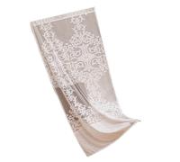 HUANGING Elegante cortina transparente de encaje que filtra la luz para puerta, estilo francés, tela de poliéster decorativa, solución de privacidad, cortinas transparentes