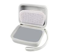 HUANGING Funda rígida de transporte para accesorios de cámara digital, funda de almacenamiento para cámara de fotografía, adaptador de carga inalámbrico para auriculares, White, AS the pic show