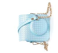 HUANGING Funda suave de piel sintética con correas de hombro para cámara Mini12 Instants, Blue, as the pic show