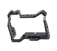 HUANGING Jaula de cámara con agujeros de 1/4 3/8 para extensión de cámara DSLR para micrófonos, accesorio de equipo de iluminación