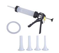 HUANGING Máquina manual de relleno de carne, fácil de usar, relleno de salchichas para entusiastas de la cocina