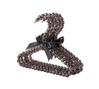 HUANGING Perchas de ropa para mascotas, plastómero de metal, para exhibición de ropa de mascotas, cuentas en forma de rombo para perros, cachorros, gatos, gatitos, 5 unidades, as the pic show, metal y