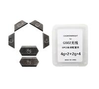 HUANGING Peso de afinación del ratón, disfruta de una mejor estabilidad y control, 1 juego compatible con el modelo de mouse inalámbrico G502