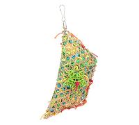 HUANGING Shredding Toys - Juguete para masticar periquitos, bolsa tejida de papel arrugado, juguete para forrajear para pinza, pájaros, forraje, pequeño para loros pequeños, periquitos, loros, conures