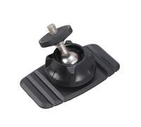 HUANGING Soporte de tornillo adhesivo de 1/4 pulgadas para cámara de teléfono, instalación de cámara de salpicadero con base de PVC fuerte de rotación de 360 grados