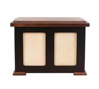 HUANGING Urna para mascotas, cremación para cenizas, ataúd de tamaño pequeño, seguro y elegante, urna conmemorativa familiar, contenedor para mascotas, acero inoxidable