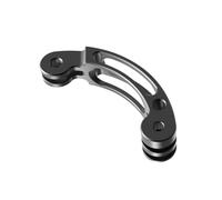 HUANGING Varilla de extensión de aluminio extensible con brazo curvado para cámaras de acción, mejora la fotografía al aire libre