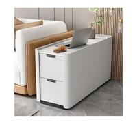 Huangj-0527 Gabinete de Barra de café Aparador for sofá de Suelo, luz Lujo Primera Calidad, Madera Maciza, Carpeta pequeña súper Estrecha, Armario Lateral, Mesa Auxiliar(I)