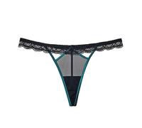 HUANGJB Underwear Women Thongs Leopard Temptation Thin Breathable Thread Peach Hip T-shaped Panties-Green-XL (Hip 96-100 Cm)-1 pieza