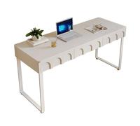 huanglyc-232 Escritorio Blanco con cajones, tocador Moderno, Mesa for computadora portátil, Escritorio for Oficina en casa, for Escribir, estudiar, Dormitorio(XL)