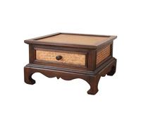 huanglyc-232 Mesa de Piso, Mesa Tatami, Mesa de Centro pequeña, Mesa Zen Japonesa de Madera Maciza, Mesa for Ventana de balcón, Mesa de té, Mesa Corta China de bambú Mesa de Centro Baja(Grande)