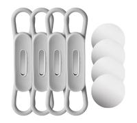 HUANIZI 4 soportes magnéticos para bolígrafos, para escritorio, refrigerador, pizarra blanca, soporte de silicona para bolígrafos, soporte para marcadores de escritorio