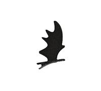HUANIZI Broche gótico oscuro para el pelo para niñas, moño negro, ala, diablo, ala, ala, murciélago, alas, pasadores versátiles