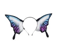 HUANIZI Diadema de mariposa de felpa de animes, diadema de máscaras, tocado para mujeres, adolescentes, cosplay, decoración para el cabello