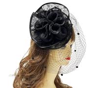 HUANIZI Pasadores grandes de flores para mujer, accesorios para fiesta de cosplay, elegantes pasadores de perlas de encaje