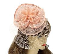 HUANIZI Pasadores grandes de flores para mujer, accesorios para fiesta de cosplay, elegantes pasadores de perlas de encaje