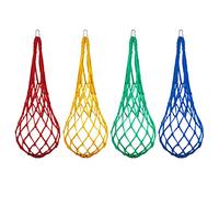 HUANIZI Soporte para Comida de Pollo, Comedero Pollitos, Juguete para Mascotas, Pájaros, Verduras, Comedero Colgante con Gancho de Metal, 4 Piezas