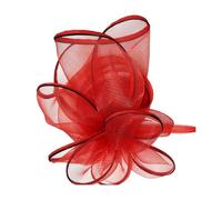 HUANIZI Tocado único para mujer con diadema de flores de red y horquilla, decoración de pelo de moda para mujeres y niñas