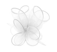 HUANIZI Tocado único para mujer con diadema de flores de red y horquilla, decoración de pelo de moda para mujeres y niñas