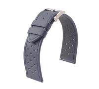 HuanJ Correa De Reloj De 18 Mm, 19 Mm, 20 Mm Y 22 Mm con Sistema De Liberación Rápida, Perforada, Transpirable, Deportiva.(Navy Blue,18mm)