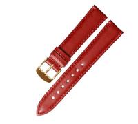 HuanJ - Correa de reloj de piel auténtica compatible con Fossil Es3843 Es4202set Es3793, correa de reloj femenina suave y cómoda de 14, 16, 18, 20 mm, 18mm, Cuero, Sin piedra preciosa