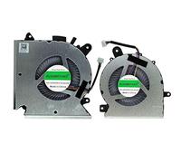 HUANMEFANG Ventilador de refrigeración delgado de CPU y GPU para portátil MSI GE66 GF66 GL66 GF76 GP66 GL76 GF65 GF75 GF63 MS-1581 MS-1583 MS-1541 MS-16R1 P/N PABD08008SH N413 AD0601 5SL N460