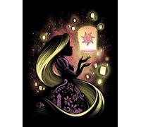 HUANNY Kit de pintura de diamantes Rapunzel para manualidades, kit de bordado de punto de cruz 5D, divertido