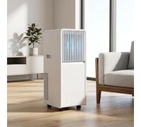 HUANQIN Aire Acondicionado Portátil 12000 BTU para hasta 33 m², Unidad de Enfriamiento con Ventilador, Deshumidificador, Método Sueño, Temporizador 24H, Mando y Kit Mon, 12000 BTU, 12000 BTU