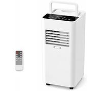 HUANQIN Aire Acondicionado Portátil 7000 BTU, Enfriador AC 500W, Temp 16°-30°, Velocidad de Viento Ajustable, Salida 3D, Modo Deshumidificador, Funcionamiento Silencios