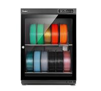 HuanSebesity Caja Secadora Filamentos 3D,Almacenamiento Filamentos Seco 70l,Deshumidificador con Rango Rh15%-Rh60%,Capacidad 10-12 Rollos,Compatible con Pla Abs Petg Nailon TPU TwoTier