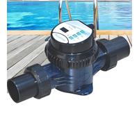 HuanSebesity Clorador Salino Generador De Placa Ti,Generador De Cloro De Agua Salada,Salida Ajustable 10g/H,Autolimpiante,Adecuado para Piscinas De 45m³,SPA 6g/h