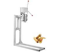 HuanSebesity Máquina Automática para Churros Españoles 3l/5l/7l,Máquina Automática para Hacer Churros Españoles con 4 Boquillas Relleno,Churrera Comercial Y Doméstica con Mango Desmontable 7L