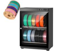 HuanSebesity Secador Filamentos para Impresora 3D,Caja Almacenamiento Antihumedad 70l,Capacidad para 10-12 Rollos 1kg,Compatible con Pla Abs Petg Nailon TPU Pa,Ideal para Hogar Y Estudios TwoTier