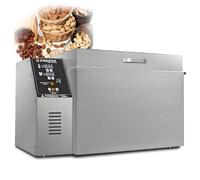 HuanSebesity Tostadora Eléctrica Frutos Secos,Tostadora Café En Grano Multifuncional Acero Inoxidable,para Nueces,Cacahuetes,Anacardos Y Castañas,Calentamiento Uniforme Type10