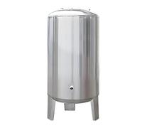 HuanSebesity Vaso de Expansión 100 160 200l Tanque de Presión Agua para Bomba de Pozo, Tanques de Almacenamiento de Agua Verticales De Acero Inoxidable Presurizado Withcleaningport-160L