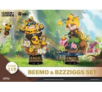 Huante beast kingdom - league of legends - ds-119 beemo & bzzziggs dio