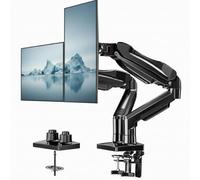 HUANUO FlowLift™ - Soporte de escritorio para monitor de juegos totalmente ajustable para pantallas de computadora de 13 a 30 pulgadas, VESA de movimiento completo 75 x 75/100 x 100 con abrazadera en