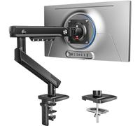 HUANUO Soporte Monitor Escritorio para Pantallas 13-32", hasta 2-9 kg | Brazo de Monitor Ergonómico Anti Hundimiento, Instalación Rápida, VESA 75/100 mm, Montaje con Abrazadera y Ojal