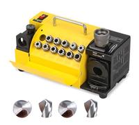 Huanyu Afilador de brocas Afilador de brocas para brocas de 3-13mm Máquina afiladora de brocas de alto rendimiento con muela de CBN Afilador de brocas con 11 pinzas (MR-13B)