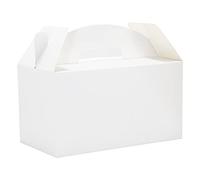 HUAPRINT Cajas de regalo blancas grandes a granel, cajas a dos aguas, paquete de 30 unidades de 24 x 12,7 x 12,7 cm, cajas de regalo para fiestas de cumpleaños, baby shower, boda, Navidad