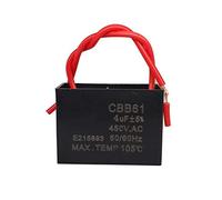 Huaqgu Condensador de arranque del ventilador, condensador de arranque CBB61 450V 1/1.2/1.5/2/3/3.5/4/5/8/10/12/15/16/20UF Condensador de funcionamiento del motor de escape del techo del ventilador