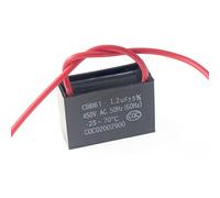 Huaqgu Condensador de arranque del ventilador, condensador de arranque CBB61 450V 1/1.2/1.5/2/3/3.5/4/5/8/10/12/15/16/20UF Condensador de funcionamiento del motor de escape del techo del ventilador