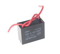 Huaqgu Condensador de arranque del ventilador, condensador de arranque CBB61 450V 1/1.2/1.5/2/3/3.5/4/5/8/10/12/15/16/20UF Condensador de funcionamiento del motor de escape del techo del ventilador