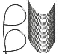 HUAREW 50 Piezas F016800431 Hilo de corte extrafuerte para cortadora de césped AFS 23-37, hilo de corte extrafuerte para Bosch, 37 cm x 3,5 mm